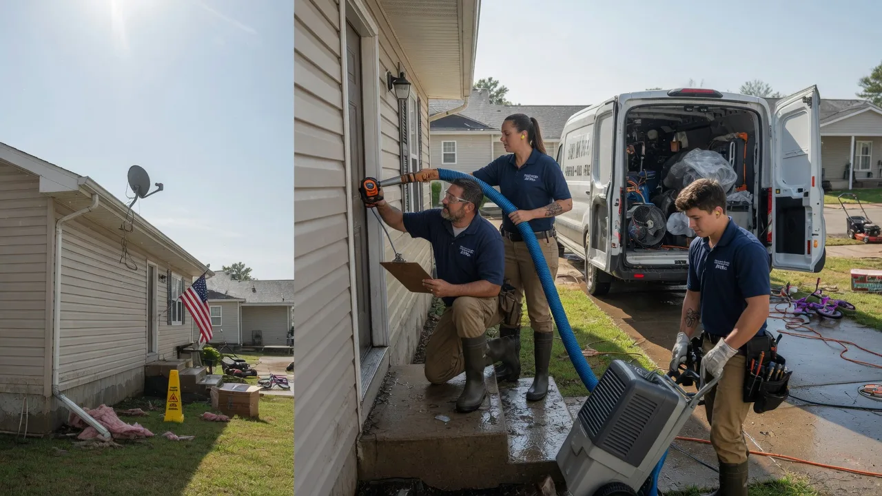 Ceiling Water Damage Restoration in Mound Valley, KS near me